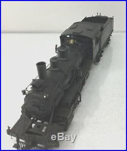 Kemtron Brass 2 Rail O Scale Wabash 2-6-0 Steam Engine & Tender Used