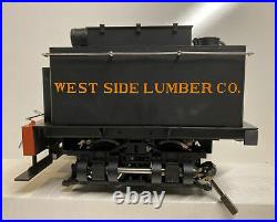 LGB G Scale Aster West Side Lumber 3 Truck Shay Locomotive With Wooden Case #20821