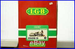 LGB G Scale DSP & PRR 2-6-0 Steam Engine and Tender Item 2028D Works Nice