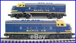 LIONEL O Scale 6-18117 Santa Fe F3 AA Units Set Diesel Locomotives Blue NEW