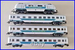 LOCOMOTIVE passanger cars SET 1120 TT SCALE Excellent condition