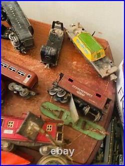 Large lot of old O scale trains observation Pullman 2442/3 Lionel American flyer