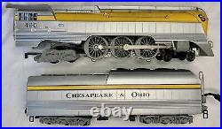 Lionel 6-18043 C & O Semi- Scale Streamline Hudson Locomotive & Tender TMCC