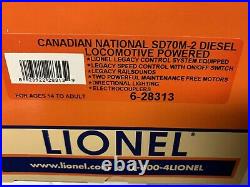 Lionel Legacy Canadian National Sd70ace Sd70m-2 Diesel Engine 6-28313! O Scale