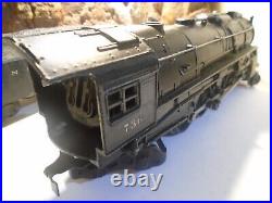 Lionel O Scale 2-8-4 Locomotive 736, Whistling Tender, Layout Tested 5-183-5