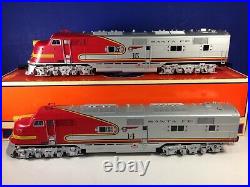 Lionel O Scale E-6 AA SANTA FE DIESEL LOCOMOTIVE SET 6-24504 with boxes