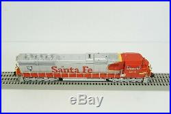 Lionel O Scale Santa Fe SD75 Diesel Engine #204 Damaged No Go Item 2-11559