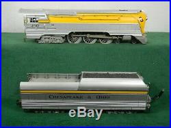 Lionel Scale #6-18043 Chesapeake & Ohio Hudson Steam Locomotive Tmcc Boxed