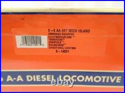 Lionel Tmcc Rock Island Aa Diesel Engine Set 6-14521! O Scale Like F-3 Aba