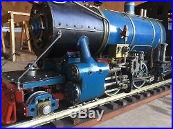 Live Steam Engine Locomotive Train, 3/4 Scale, 3-1/2 Gage, Coal/wood Fired