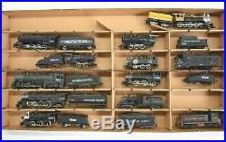 Lot of 21 HO Scale Steam Engine Locomotives Tenders Powered SP D&RGW & More