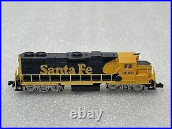 Lot of 2 Life-Like Trains N Scale Santa Fe #3500 & #3560 Locomotive Engine