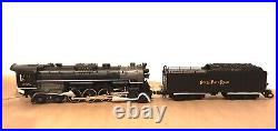 MTH O SCALE 20-3032-1 NPR 2-8-4 BERKSHIRE STEAM ENGINE & TENDER With PS