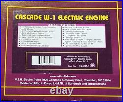 MTH O Scale Cascade W-1 Electric Engine withProto-Soundr 2.0 Milwaukee Road #E97