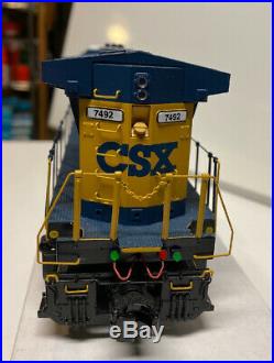 MTH O Scale RTR CSX Dash-8 Narrow Nose Diesel Engine With Proto Sound 2.0 #7492