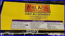 MTH Railking 20-1117 C&O Allegheny 2-6-6-6 Steam Engine PS. 1 O SCALE No. 1604