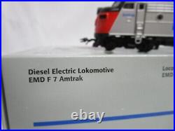 Marklin HO Scale Amtrak EMD F7 Diesel Locomotive ABA Set LN OB 37621 Digital