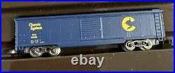 Marklin Mini Club Z Scale #8106 Chessie System Locomotive & Freight Car Set NIB
