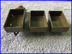 Marx prewar RARE ARMY 4 1/2 Truck + 2 ARMY Trailors + ARMY Ramp Car + Ramp