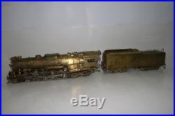 Max Gray O Scale Brass Nkp 2-8-4 Berkshire Steam Locomotive & Tender, Boxed