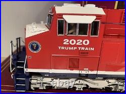 Mth Premier Donald Trump Es44ac Diesel Engine & Caboose Ps3! 20-21504-1 O Scale