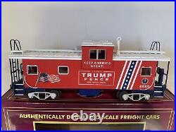Mth Premier Donald Trump Es44ac Diesel Engine & Caboose Ps3! 20-21504-1 O Scale