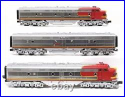Mth Premier Santa Fe Warbonnet E-8 Aba Diesel Engine 20-20355-1 Locomotive Scale