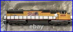 Mth Premier Union Pacific Sd70mac Diesel Engine Locomotive O Scale American Flag