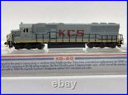 N Scale Atlas #49029 SD-60 KANSAS CITY SOUTHERN #722 Diesel Engine Locomotive