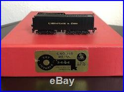 N Scale Brass Key Imports CS#117 Chesapeake & Ohio H-8 Allegheny 2-6-6-2 #1645
