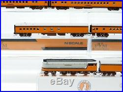 N Scale Fox Valley FVM Milwaukee Hiawatha 4-4-2 Steam Locomotive & Passenger SET