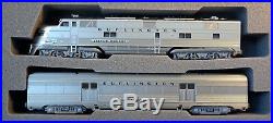 N Scale KATO'EMD E5A & Silver Streak Zephyr 6 Unit Set' WithDCC Item #106-090-DCC