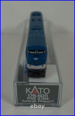 N Scale Kato 176-6011 AMTRAK PHASE V P42 #194 Diesel Engine Locomotive