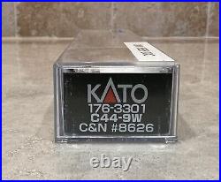 N Scale Kato CHICAGO & NORTHWESTERN CNW C44-9W Diesel Engine #8626 176-3301 DCC