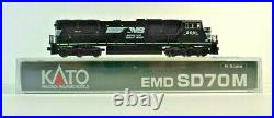 N Scale Kato NORFOLK SOUTHERN NS SD70 Diesel Engine #2591 Locomotive 176-7501