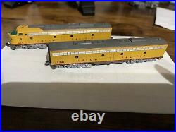 N Scale Locomotive Set. Union Pacific #932 Locomotive And 934b