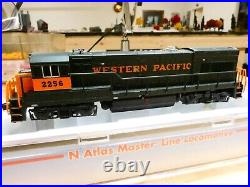 N scale Locomotive Atlas U23B Western Pacific Road number 2256 DCC Ready