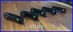 N scale chessie system locomotive and Train Con Cor