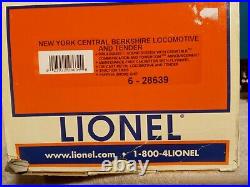 O SCALE LIONEL 9401 LOCOMOTIVE / TENDER NY Central Berkshire 6-28639