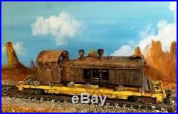 O Scale WEATHERED Locomotive. BETTER PHOTOS ADDED