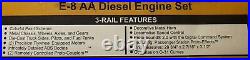 O Scale Wabash Engine AA Diesel Locomotive Set Operating With Proto Sound 2.0