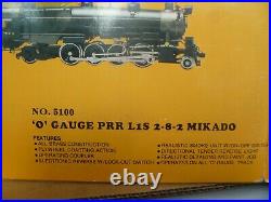 O Scale-Williams-Penn. 843 L1S 2-8-2 Mikado Steam Loco/ Tender -in Box (L20)