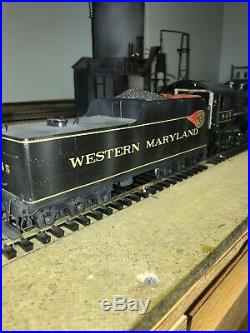 Overland Models O Scale Brass Steam Locomotive H9A, 2-8-0 Western Maryland #845