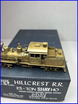 PFM Atlas United Hillcrest Railroad 25 Ton Shay Brass Japan HO Scale Model Train