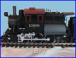 PIKO G SCALE READING CAMELBACK LOCOMOTIVE ENGINE With TENDER Smoke & Sound New