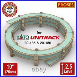 PROMOTION! 2.5 Level N Helix For KATO 20-185 Double Track Height 25cm/10