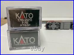 Please Read, As Is DCC Installed Kato N Scale F7A F7B ATSF Santa Fe 176-2211