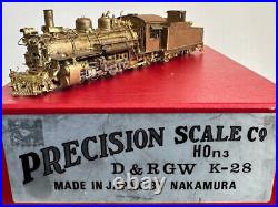 Precision Scale HOn3 K-28 Locomotive