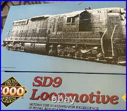 Proto 2000 series SD9 locomotive HO scale # 21230 Vintage Never Out Of Box #207