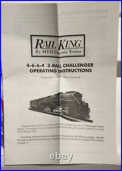 Railking By MTH O Scale 4-6-6-4 Challenger Union Pacific #3985